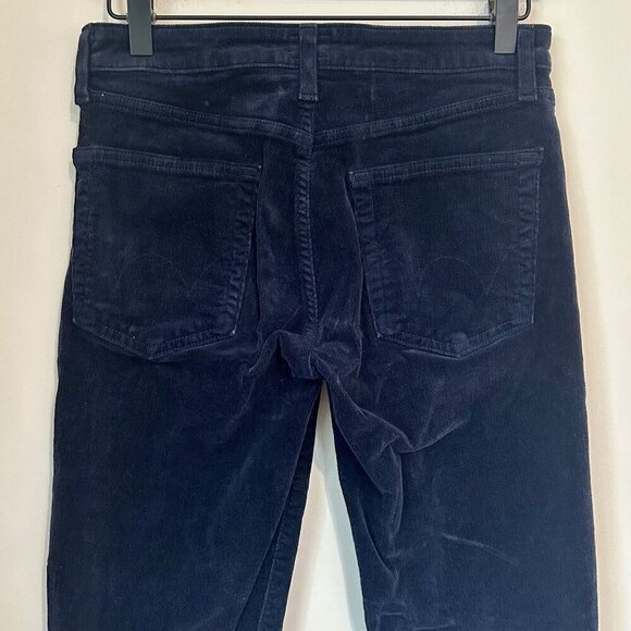 EDWIN Janet Cigarette Navy Corduroy Pant - Size: 26 - Picture 6 of 7
